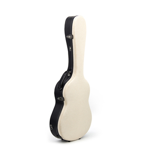 Offre Spéciale Housses et étuis d'instruments haut de gamme Étui de <span class=keywords><strong>guitare</strong></span> <span class=keywords><strong>classique</strong></span> solide Étui <span class=keywords><strong>rigide</strong></span> de <span class=keywords><strong>guitare</strong></span> noir-blanc - Product Image 1