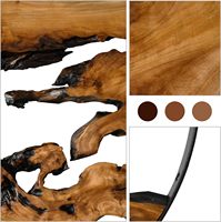 Guan sen sculpture sur bois naturel Art mural bricolage scrabble art mural Décor