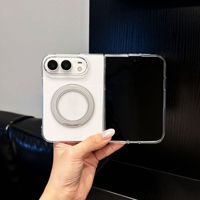Étui de téléphone portable transparent magnétique pour iPhone 18 Duo, coque transparente antichoc compatible avec la charge sans fil