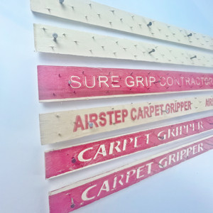 Bán nóng chất lượng cao 5.5mm-6mm prenailed Thảm gỗ tack Dải sàn Cách sử dụng mịn cạnh khách sạn Úc New Zealand thị trường - Product Image 1