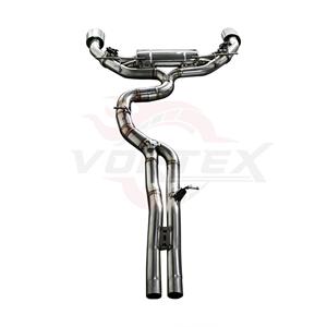 Kit d'échappement Catback à double sortie en acier inoxydable 304 poli miroir Vortex avec soupapes pour Audi RS3 8V 8Y 2.5T 2016-2024 Racing - Product Image 3