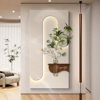 UV coupe plantes hydroponiques Art décor peintures couloir fond mur grès brillant LED peinture