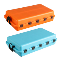 Boîte de rangement portable mini en plastique pour matériel de pêche, leurres, leurres-cuillères, accessoires et hameçons