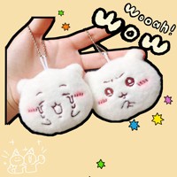 Bts mignon doux en peluche porte-clés jouets anime accessoires porte-clés sac breloques pour les filles