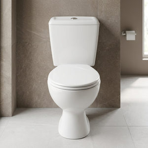 Asiento de inodoro de dos piezas para armario de agua, cubierta de asiento de plástico, accesorios de accesorios, conjunto completo de India Morvi - Product Image 3