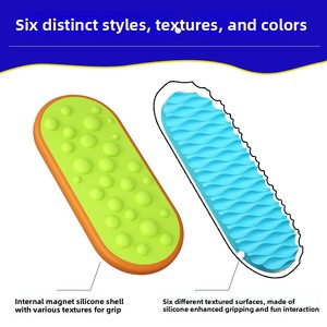 Giocattoli Sensoriali EDC in Silicone con Carta Magnetica Scorrevole, Antistress per Adulti, Spinner Manuale, Regali per <span class=keywords><strong>Autismo</strong></span> e ADHD - Product Image 2