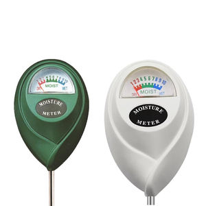 Testeur d'humidité du sol blanc, humidimètre scientifique précis, matériaux ABS pour le test des plantes de jardin, style fleur - Product Image 5