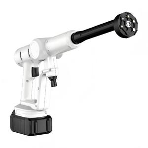 Hidrolavadora Inalámbrica Portátil de 15M con Batería de Litio de Alta Presión, Pistola de Agua con Boquilla 6 en 1 para Limpieza de Autos, Jardines y Hogares - Product Image 1