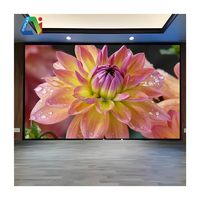 Oferta sorpresa P1.8 P2 P4 Panel de pantalla LED de pared de video curvo Delgado Pantalla de película LED de interior virtual fija con función de animación