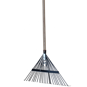 74342 22t Grand râteau à feuilles avec long manche Râteau à feuilles de <span class=keywords><strong>foin</strong></span> avec manche en <span class=keywords><strong>bois</strong></span> - Product Image 1