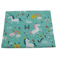 Lot de 8 pièces de tissu en coton matelassé à motifs de dessins animés, lots de patchwork Fat Quarter, tissu de couture pour sacs faits main, porte-monnaie, taie d'oreiller