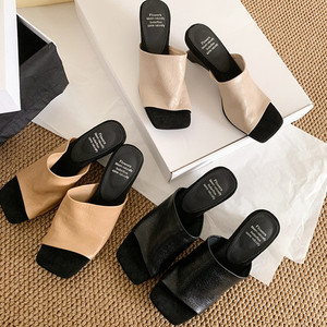 Sandales plates avec design à doigts dénudés, tongs tendance pour la maison, la piscine et la plage - Product Image 5