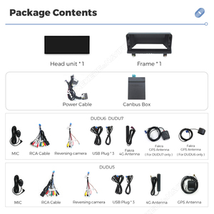 Système d'infodivertissement automobile Android DUDU7, équipé d'un GPS double bande intégré, puce de positionnement 6 modes pour <span class=keywords><strong>Audi</strong></span> A3 2013-2019 - Product Image 3