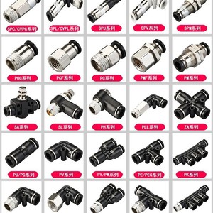 Custom Pneumatic <b>Connectors</b> 304 Stainless Steel <b>Quick</b> Fittings Metric Imperial Mechanical Parts - Product Image 2