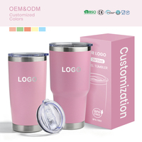 Vente directe d'usine personnalisée, gobelet isotherme en acier inoxydable de 20 oz, sans BPA, à double paroi, avec couvercle, pour le café, pour les voyages