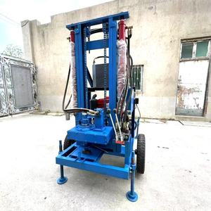 Congo cile 100m 150m 200m foro profondo pozzo d'acqua di perforazione attrezzature di perforazione sotterranea diesel idraulico ruota di perforazione - Product Image 4