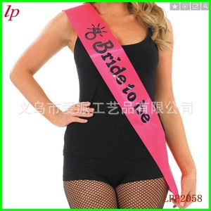 Banda de soltera rosa para futura novia, talla única, accesorio nupcial para despedida de soltera - Product Image 1