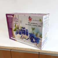 Carafe isotherme en plastique avec pichet et bol, contenant isolé, thermos, ensemble familial, tasse à eau, bol chauffant, 28 pièces