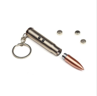 Stylo tactique miniature créatif avec laser, petite lampe torche porte-clés, cadeau unique, stylo LED de poche, porte-clés lumineux avec logo personnalisé
