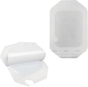 बाँझ डिस्पोजेबल 10*12 सेमी पू पारदर्शी कैनुला कैथेटर फिक्सिंग 4 चिपकने वाला ड्रेसिंग - Product Image 1