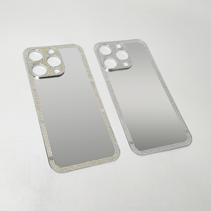 เคส iPhone สุดหรูชุบทองด้วยไฟฟ้าพร้อมกล้องเพทายดีไซน์แบบเจาะเต็มฝาหลังมือถือ - Product Image 6