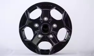 Rines de Aleación de Alta Calidad <span class=keywords><strong>HD</strong></span> de 16 Pulgadas 6.5J 5X160 en Negro Brillante para Autos de Pasajeros Ford Transit - Product Image 2