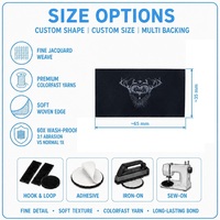 Étiquette en tissu lavable pour vêtements de cyclisme, présentation raffinée pour chemises et polos, étiquette durable pour vêtements, fournisseur d'uniformes