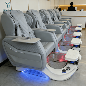 Muebles de Lujo para Salón de Uñas, Sillas de Pedicura Modernas, Spa para Pies, Silla de Pedicura y Manicura Eléctrica Magnética Personalizada con Masaje - Product Image 3