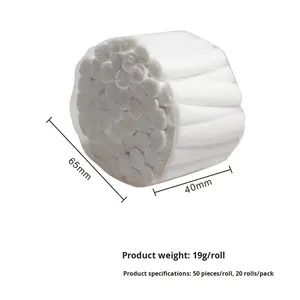 Rotoli assorbenti dentali monouso <span class=keywords><strong>100%</strong></span> puro cotone assorbente monouso rotolo di cotone dentale medico - Product Image 3