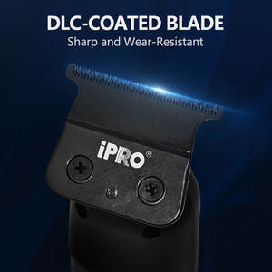 เครื่องตัดผม IPRO 7700RPM รุ่นใหม่ แบตเตอรี่ 1600mAh ใช้งานได้ 180 นาที ใบมีด DLC ระดับมืออาชีพ อุปกรณ์ตัดผม เครื่องเล็มหญ้า - Product Image 5