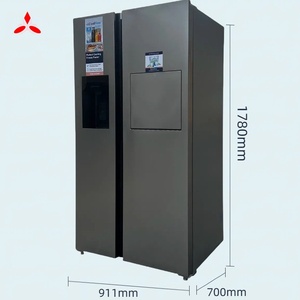 <span class=keywords><strong>Réfrigérateur</strong></span> domestique avec distributeur d'eau, machine à glaçons, système No Frost, refroidissement par ventilateur, <span class=keywords><strong>réfrigérateur</strong></span> <span class=keywords><strong>américain</strong></span> style Side-by-Side, congélateur - Product Image 4