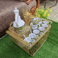 Ensemble de table Rekebot en fonte pour cérémonie du café éthiopien, collection 2026, offre spéciale