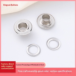 Fornitura Diretta dalla Fabbrica: Occhielli Rotondi per Cappucci, Occhielli in Rame per Cordoncini, Occhielli in Ottone per Abbigliamento con Finiture Multiple - Product Image 4