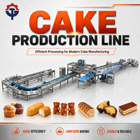 Ligne de production de gâteaux entièrement automatique TG Commercial |   Machine à faire des gâteaux à haut rendement pour les boulangeries