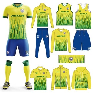 Maglie da Calcio Personalizzate Stampate a Sublimazione Kit da <span class=keywords><strong>Football</strong></span> OEM Divise da Squadra Tute Sportive da Uomo Completo da Calcio - Product Image 1