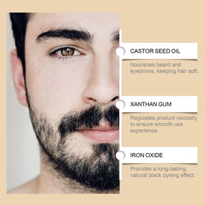 Private Label Beard Color Temporary Dye Hair and <strong>Mustache</strong> <strong>Mens</strong> Beard Dye Mascara Brown Black Beard Dye for <strong>Men</strong> - Product Image 4