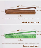 Support de tri de tuiles de mahjong professionnel en ABS translucide poli et sûr, 17,5 pouces, multi-motifs, pour intérieur