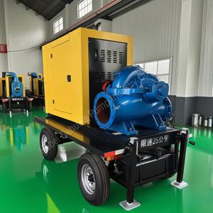 تصميم جديد من DEHUIKE مضخة مياه البحر بالطرد المركزي للحماية من الحريق بمحرك ري مزدوج الشفط للبيع - Product Image 2