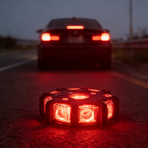 Luces de Advertencia de Peligro LED Recargables, 7 Modos, Balizas de Seguridad Vial IP67, Luces de Emergencia con Imán para Seguridad en Carretera - Product Image 5