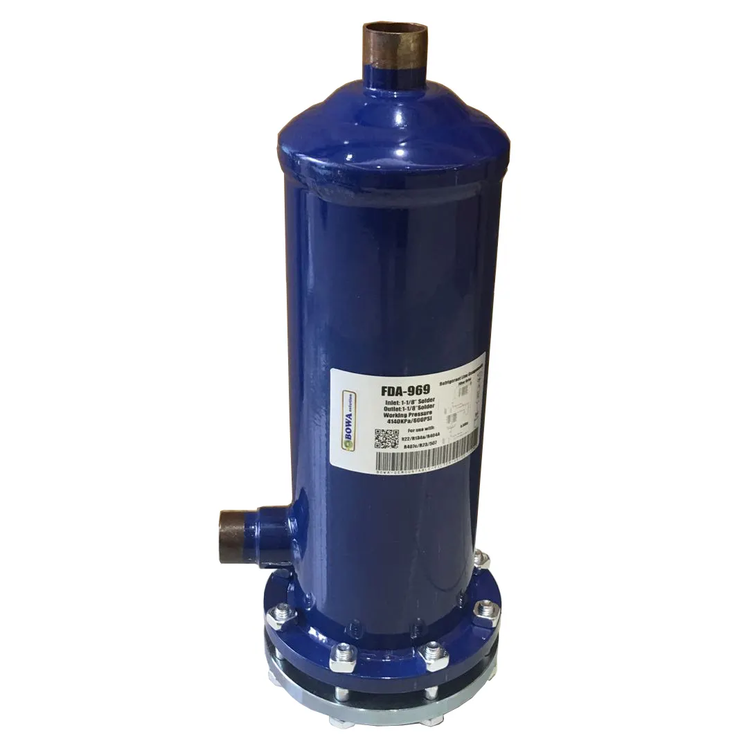 Secadores de filtro com núcleo sólido substituível são para uso em linhas de sucção ou líquidos na refrigeração, congelamento e ar-condicionado