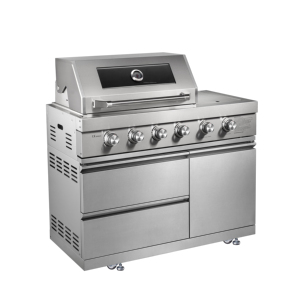 Barbecue à gaz en acier inoxydable à 6 brûleurs, barbecue au <span class=keywords><strong>propane</strong></span> d'extérieur avec allumage électronique, brûleur infrarouge pour cour, patio, cuisine - Product Image 1