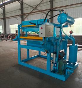 Machines de fabrication de barquettes à œufs en papier recyclé, semi-rotatives, à une face, avec différents moules pour barquettes à œufs - Product Image 1