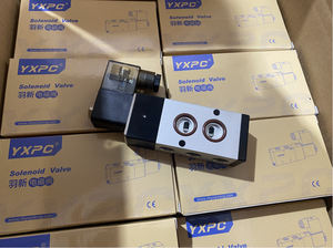 Kunden spezifisches Voll metall 1,0 MPa Hochdruck temperatur FKM 1/4 "4v310-08b 4m310-08 5/2 Wege 12V DC24V Pneumatisches Namur-Magnetventil - Product Image 3