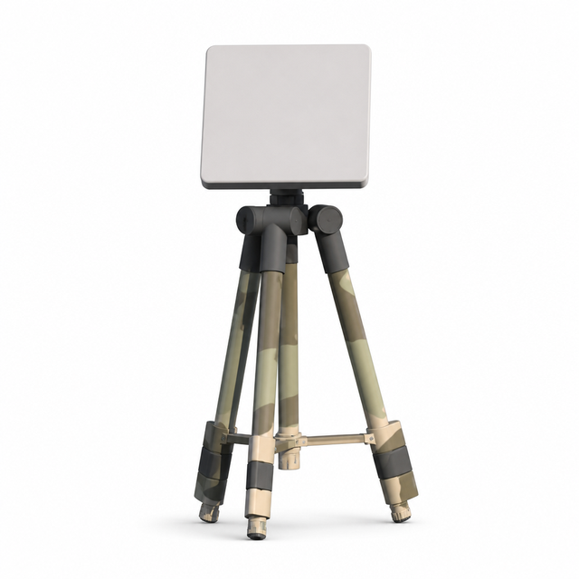 3 km Radar Detects Flat Panel Phased Array Antenna Tripod Mounted Satellite Communication Remote Internet Emergency Response