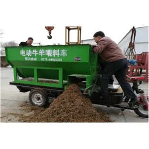 Best price fully-automatic top quality farm feed transport car/feeder vehicle