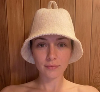 Chapeau de sauna en laine brodé personnalisé OEM ODM avec logo, couvre-chef de sauna réutilisable pour spa, club et sauna à domicile, commande en gros