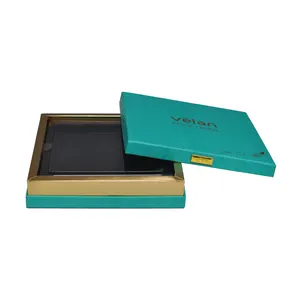 Free Design Luxury Custom Logo Cardboard Paper Chocolate Gift Packaging Green and Blacks Chocolate Box