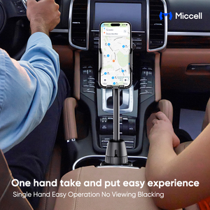 Soporte para Teléfono Móvil para Auto Miccell Wholesale Abs 360 °   Soporte ajustable para teléfonos <span class=keywords><strong>de</strong></span> coche con base antideslizante resistente, soporte para coche para todos los teléfonos - Product Image 4