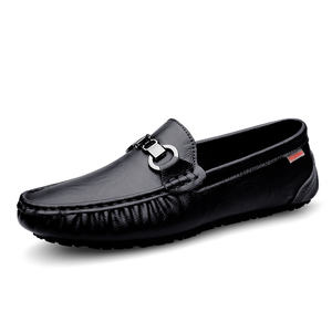Mocassins décontractés noirs et marron <span class=keywords><strong>taille</strong></span> 38-44, espadrilles souples style <span class=keywords><strong>bateau</strong></span> à enfiler, antidérapantes, respirantes en EVA pour l'été, le printemps et l'hiver - Product Image 6