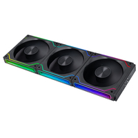 Ventilateur de boîtier d'ordinateur ARGB 120 mm pour PC de jeu, refroidisseur de processeur avec lumières LED, roulement à bille, 800-1800 tr/min, faible bruit, noir/blanc